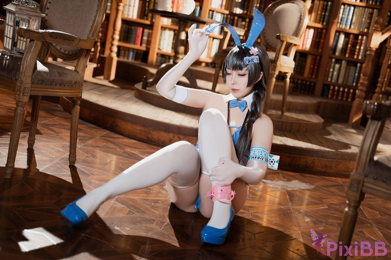 Cosplayer Husensen Nikke goddess of victory Meri Rabbit PixiBB.COM 021