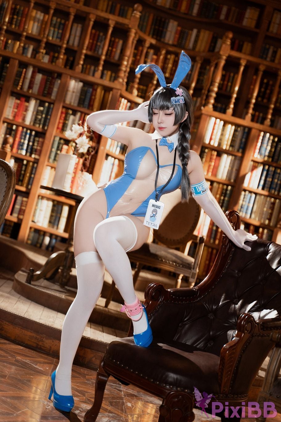 Cosplayer Husensen Nikke goddess of victory Meri Rabbit PixiBB.COM 030