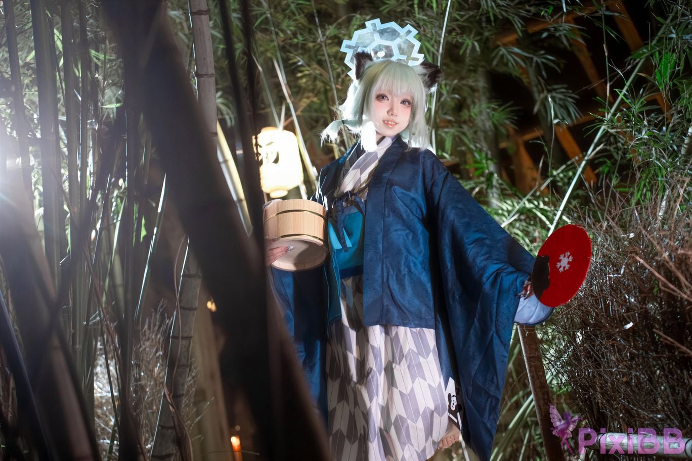 Cosplayer Zhiyue Etsu ko Blue Archive Shigure Hot Spring PixiBB.COM 003