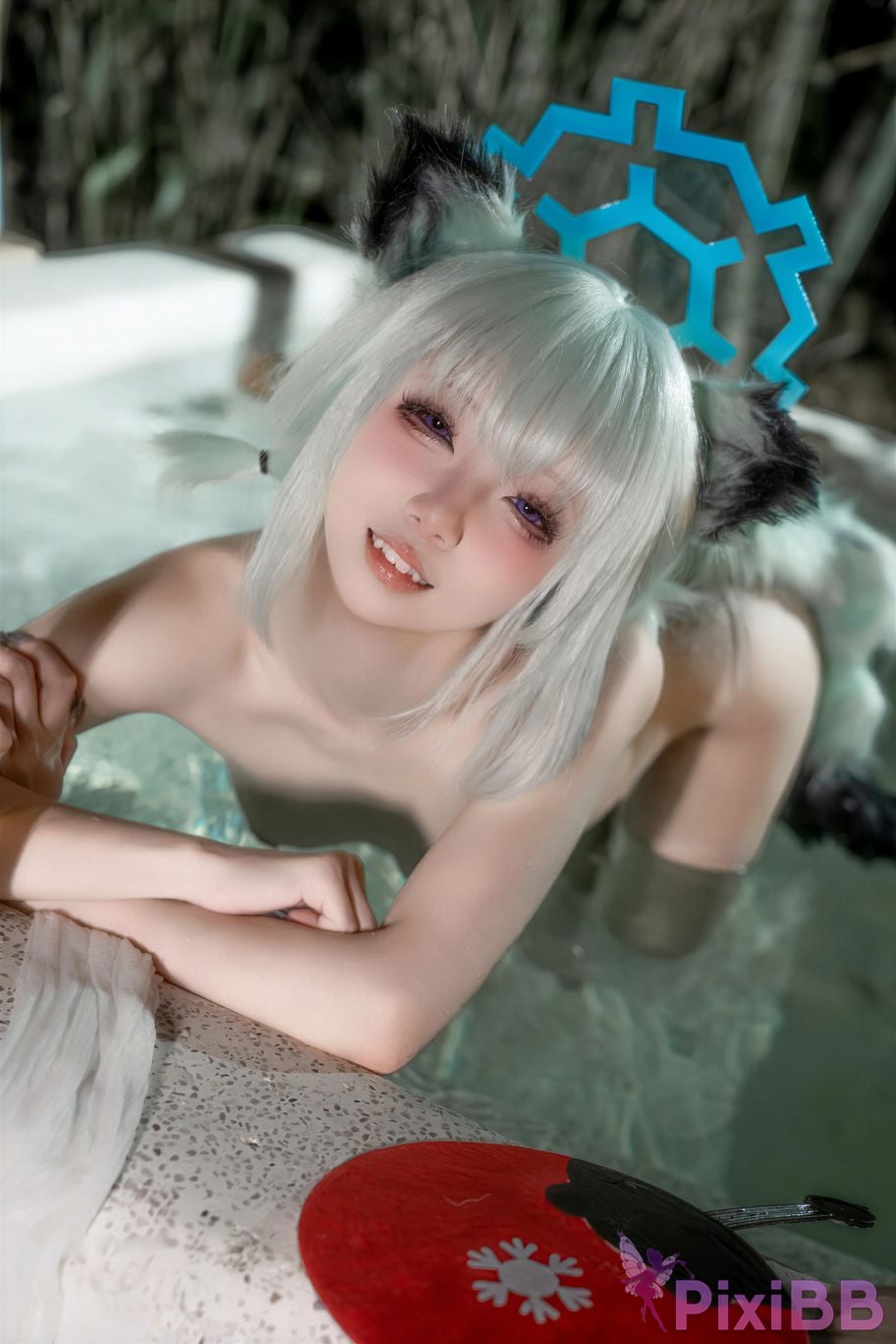 Cosplayer Zhiyue Etsu ko Blue Archive Shigure Hot Spring PixiBB.COM 046