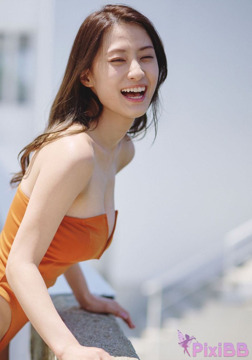 Japanese Idol Sumida Ayano Sumita Digital primary color beauty encyclopedia Seaside Terrace PixiBB.COM 004