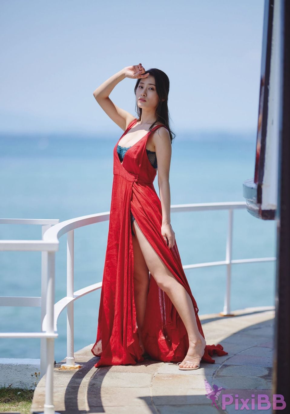 Japanese Idol Sumida Ayano Sumita Digital primary color beauty encyclopedia Seaside Terrace PixiBB.COM 040