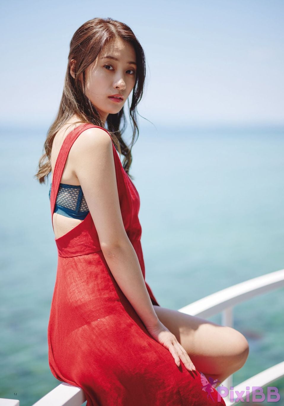 Japanese Idol Sumida Ayano Sumita Digital primary color beauty encyclopedia Seaside Terrace PixiBB.COM 041