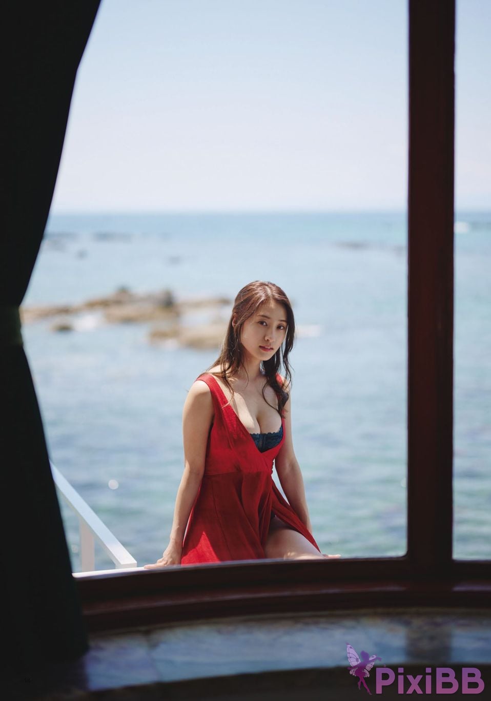 Japanese Idol Sumida Ayano Sumita Digital primary color beauty encyclopedia Seaside Terrace PixiBB.COM 043