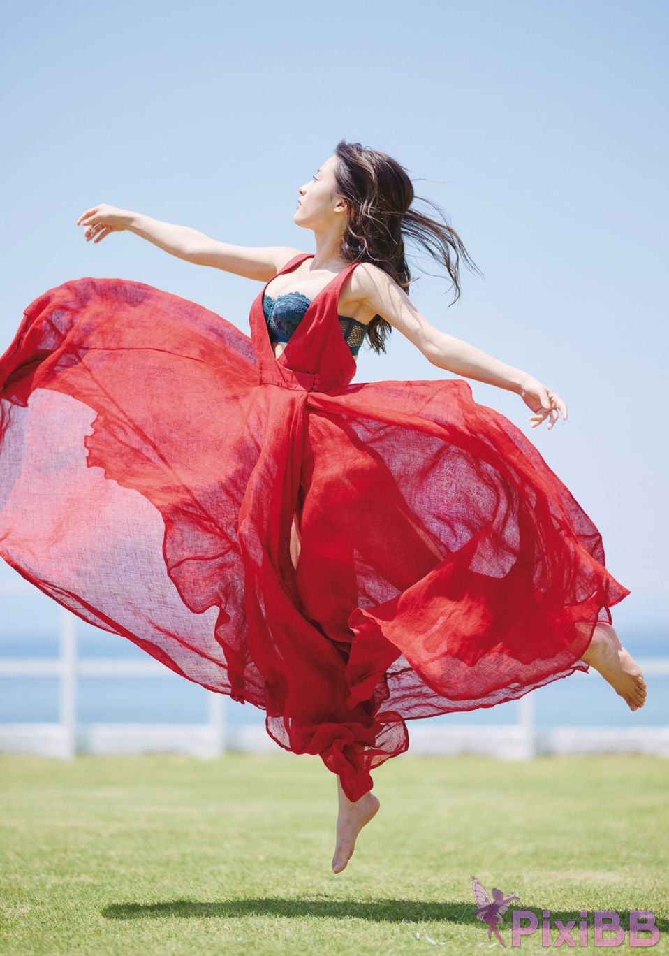 Japanese Idol Sumida Ayano Sumita Digital primary color beauty encyclopedia Seaside Terrace PixiBB.COM 046
