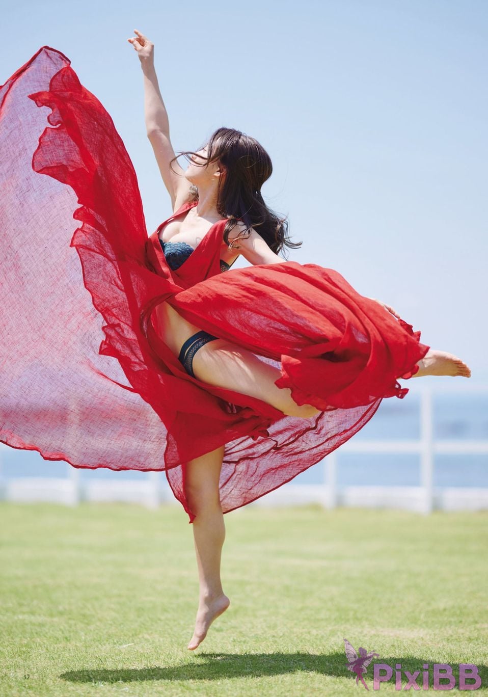 Japanese Idol Sumida Ayano Sumita Digital primary color beauty encyclopedia Seaside Terrace PixiBB.COM 047