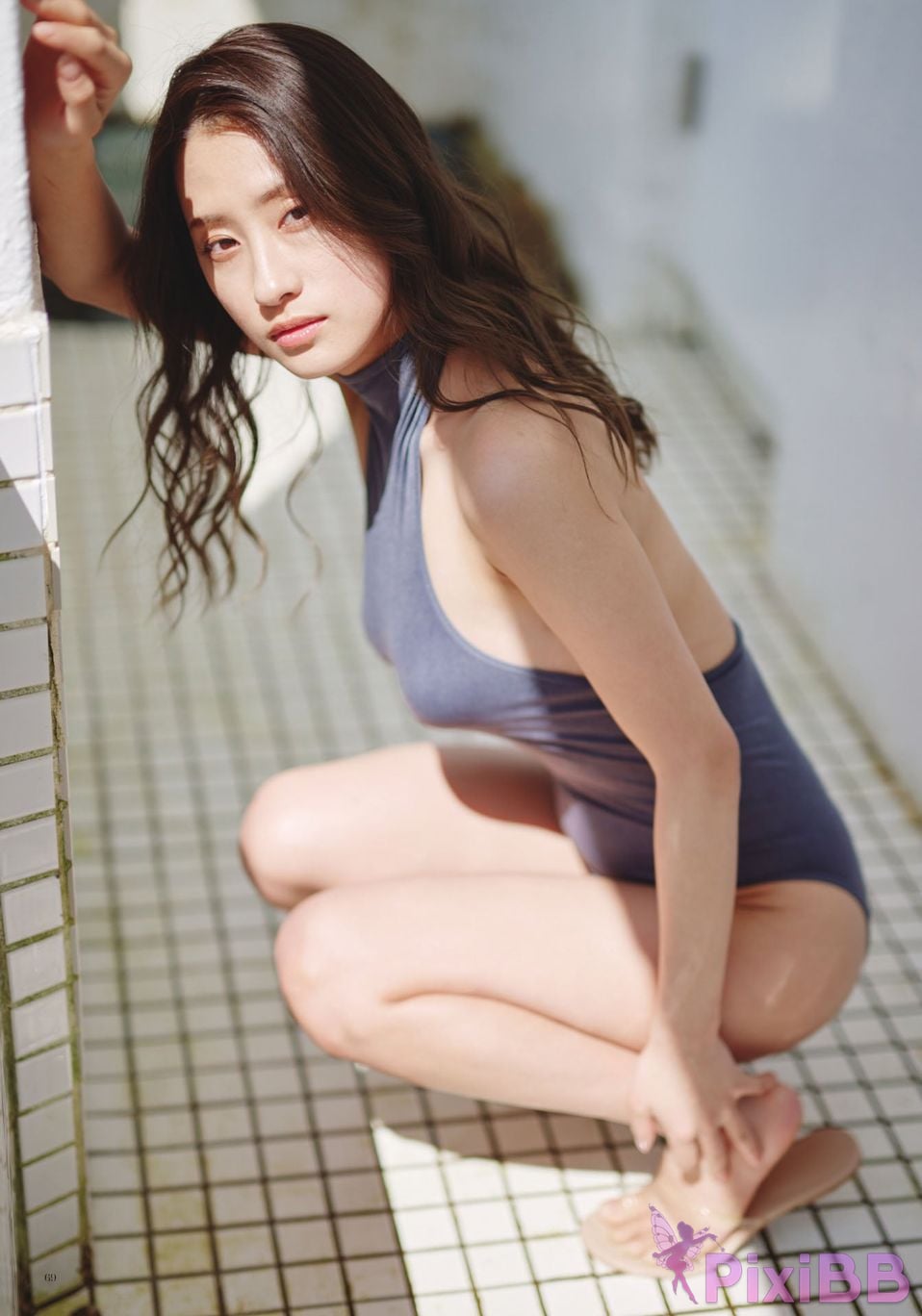 Japanese Idol Sumida Ayano Sumita Digital primary color beauty encyclopedia Seaside Terrace PixiBB.COM 069