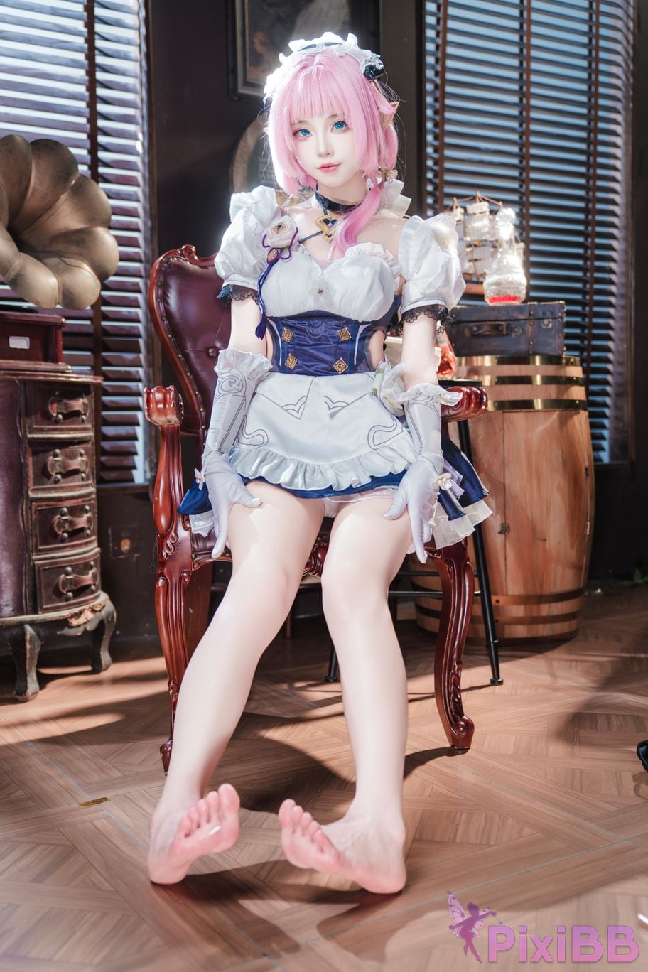 Cosplayer fox jiujiu Maid Alicia PixiBB.COM 008