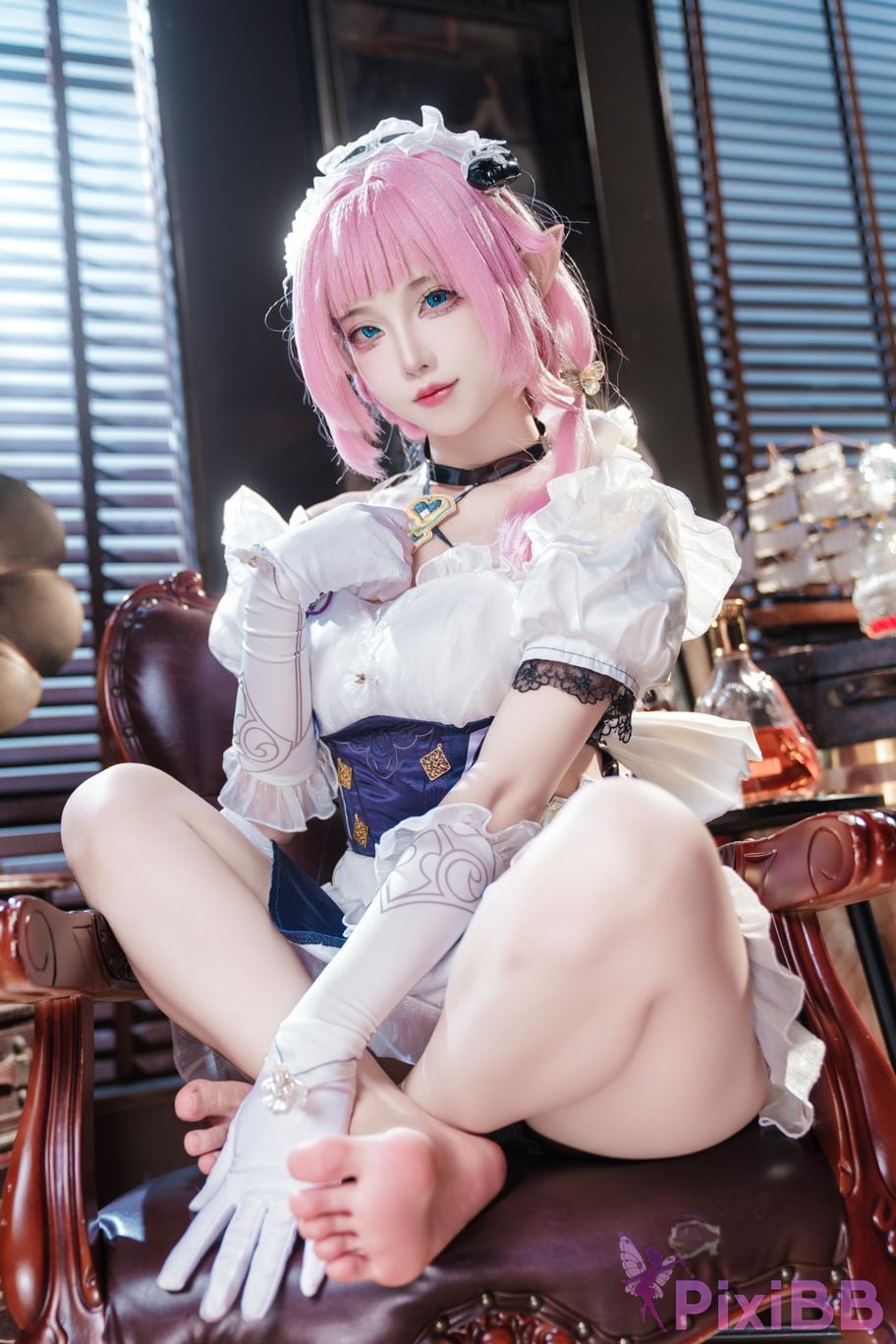Cosplayer fox jiujiu Maid Alicia PixiBB.COM 012