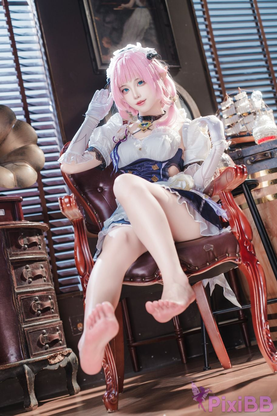 Cosplayer fox jiujiu Maid Alicia PixiBB.COM 013