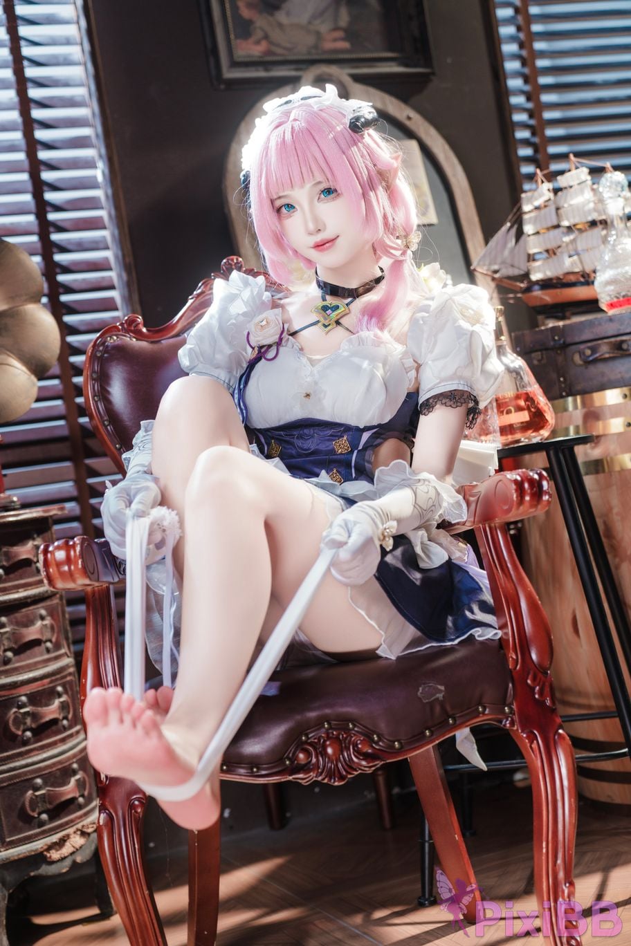 Cosplayer fox jiujiu Maid Alicia PixiBB.COM 015