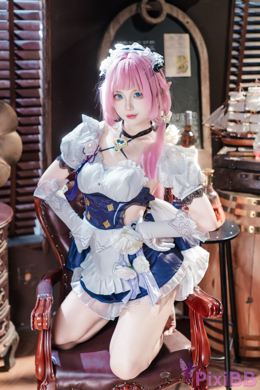 Cosplayer fox jiujiu Maid Alicia PixiBB.COM 018
