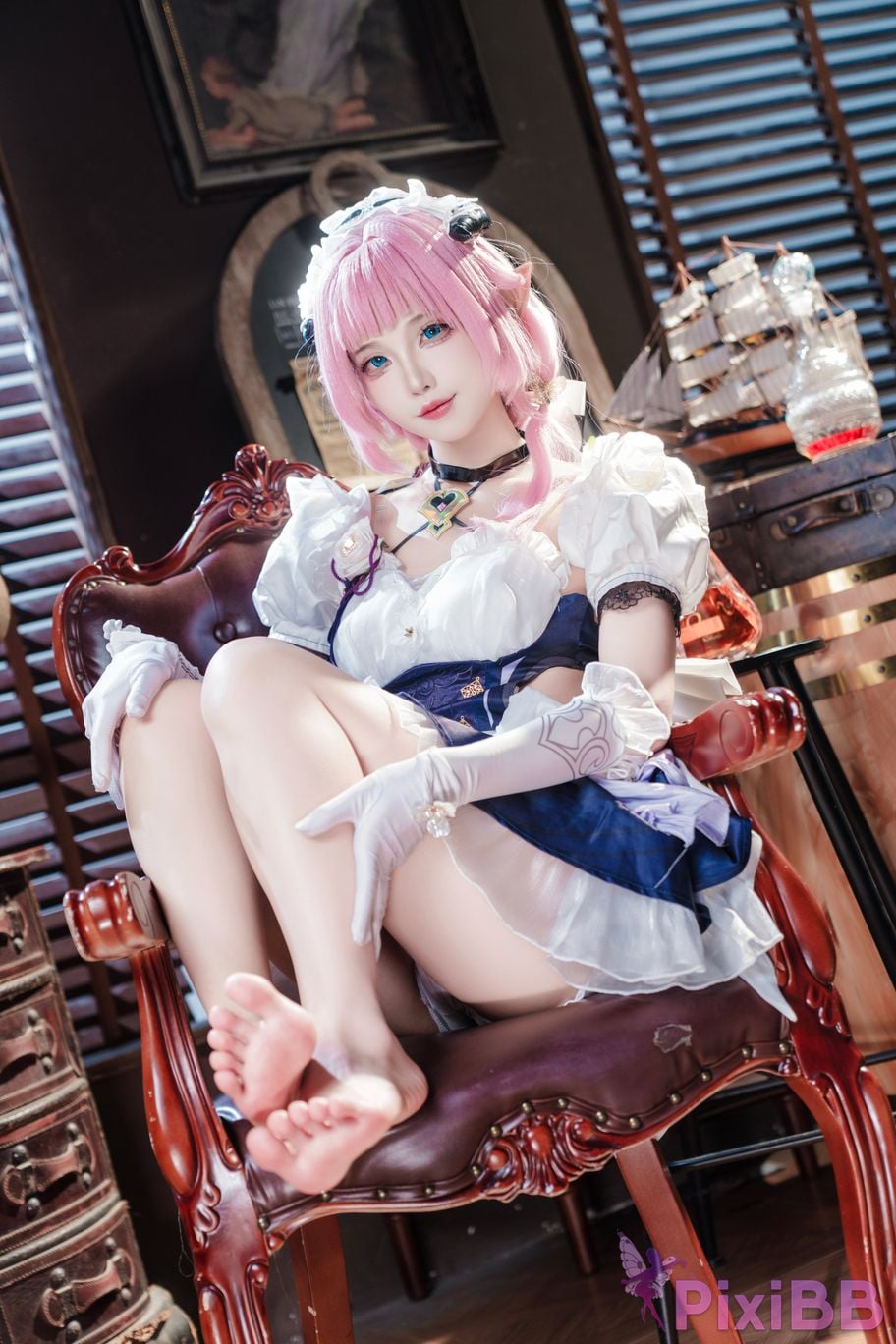 Cosplayer fox jiujiu Maid Alicia PixiBB.COM 020