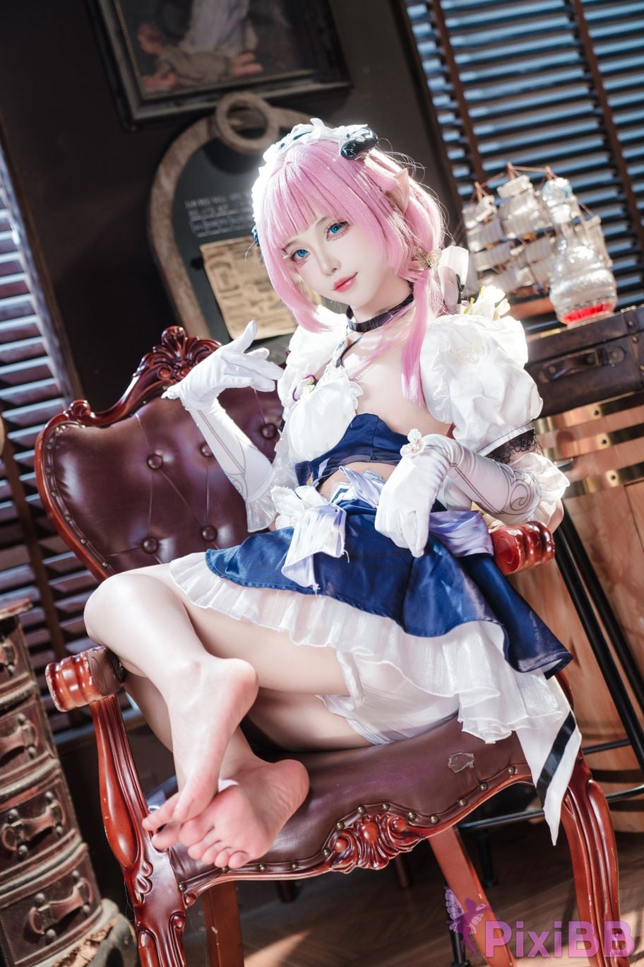 Cosplayer fox jiujiu Maid Alicia PixiBB.COM 021