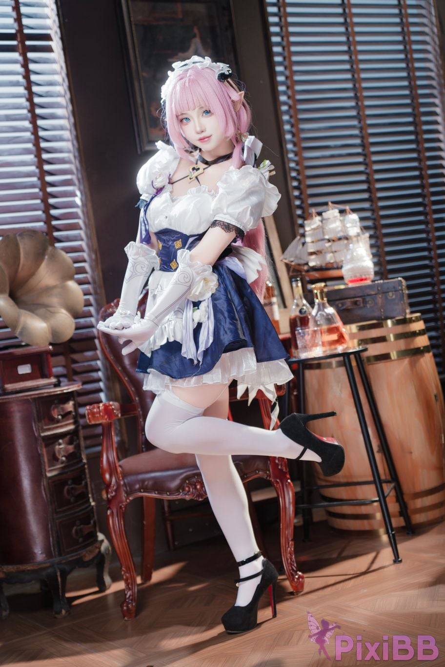 Cosplayer fox jiujiu Maid Alicia PixiBB.COM 022