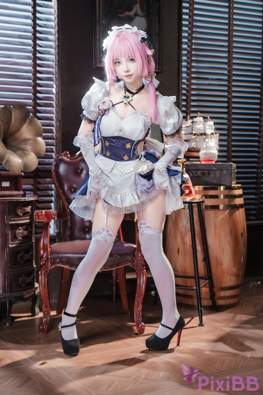 Cosplayer fox jiujiu Maid Alicia PixiBB.COM 023