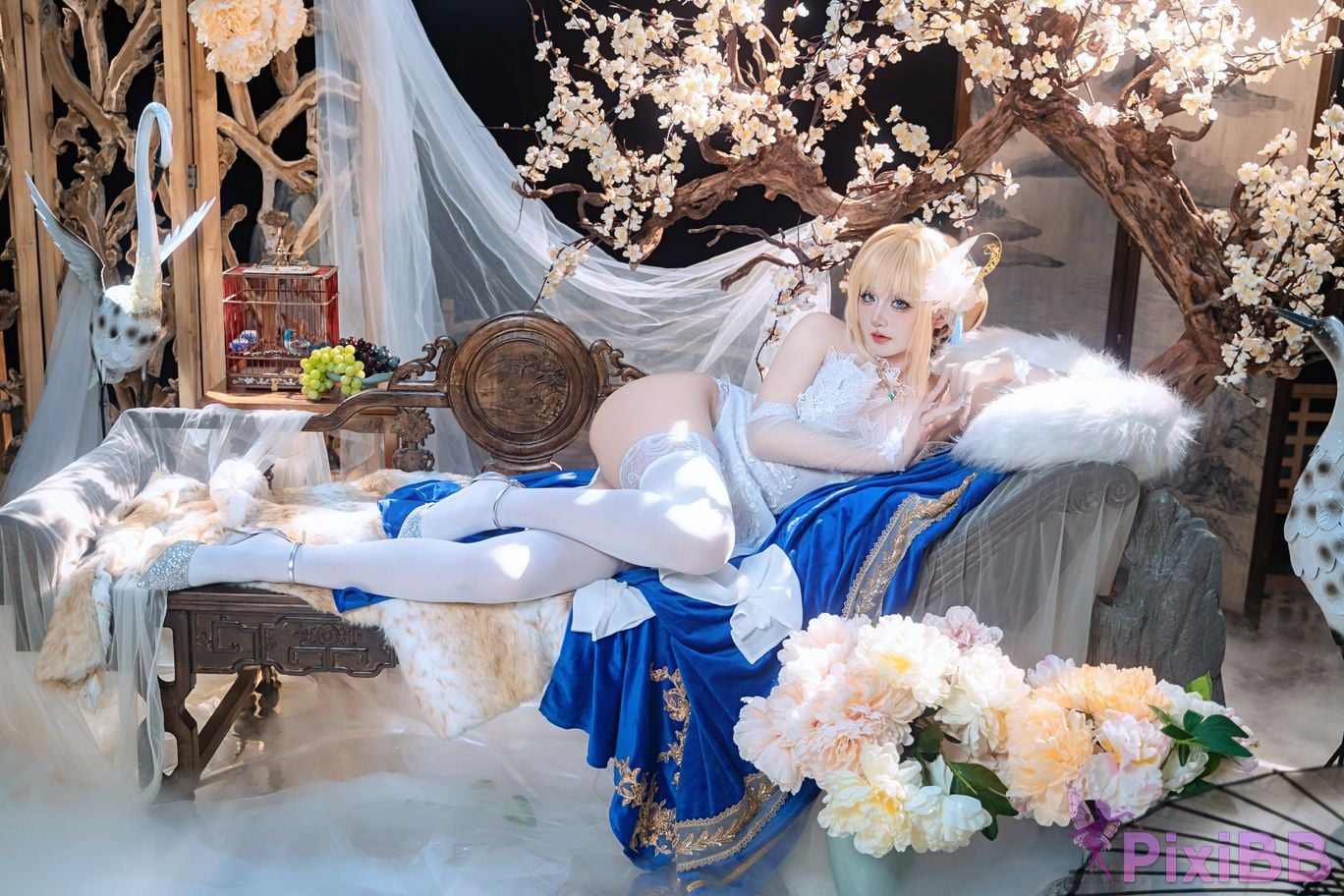 Cosplayer ten sad little wood azur lane Joan of Arc PixiBB.COM 003