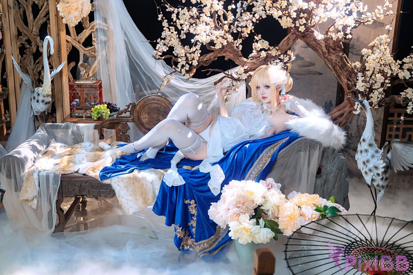 Cosplayer ten sad little wood azur lane Joan of Arc PixiBB.COM 004