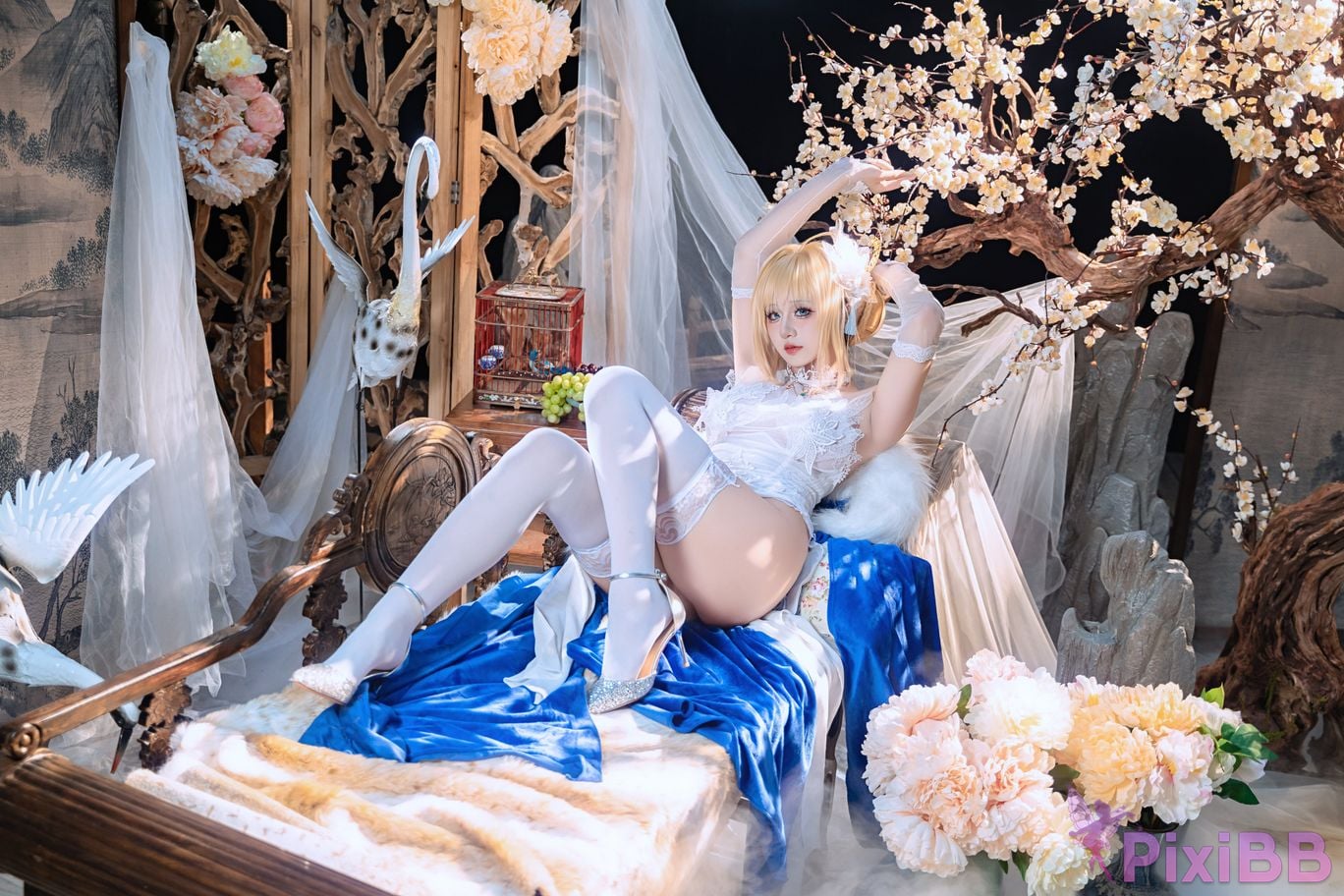 Cosplayer ten sad little wood azur lane Joan of Arc PixiBB.COM 012