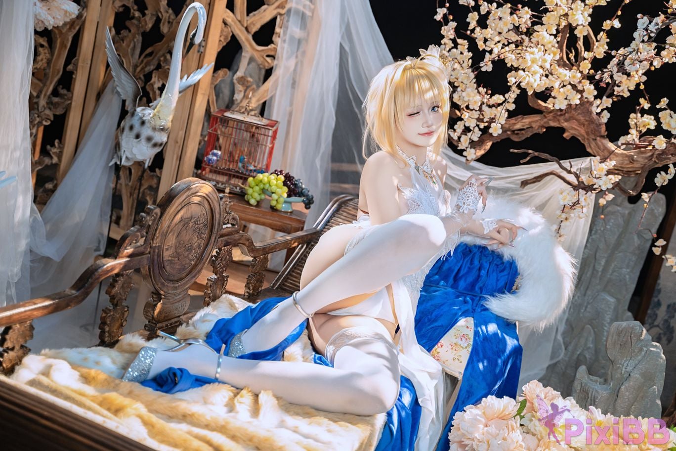 Cosplayer ten sad little wood azur lane Joan of Arc PixiBB.COM 013