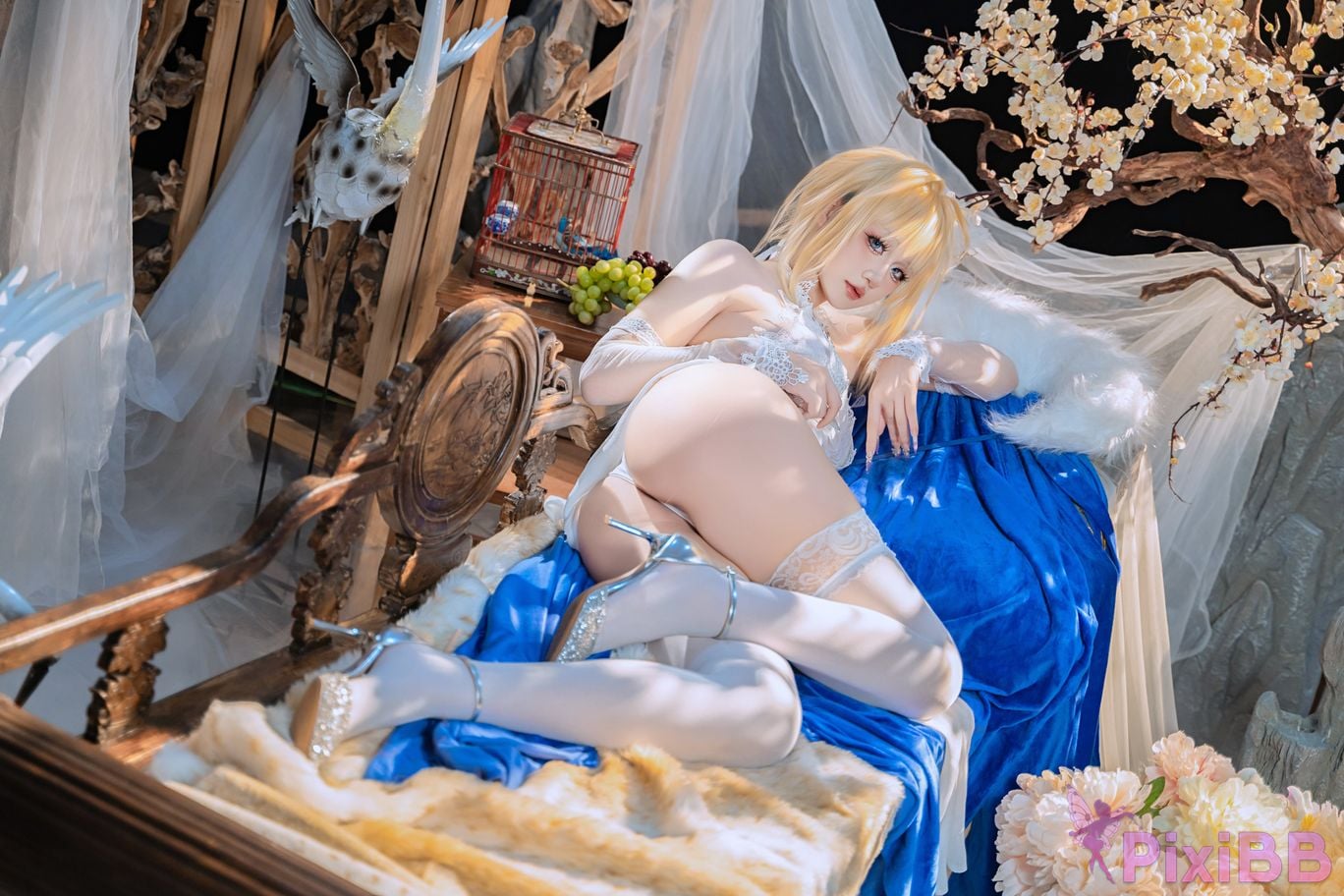 Cosplayer ten sad little wood azur lane Joan of Arc PixiBB.COM 015