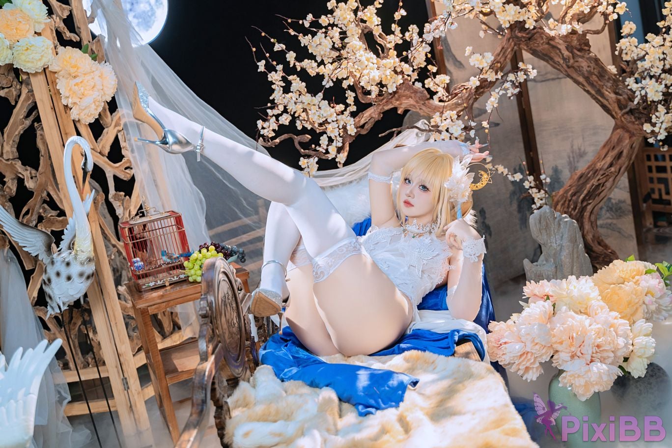 Cosplayer ten sad little wood azur lane Joan of Arc PixiBB.COM 019