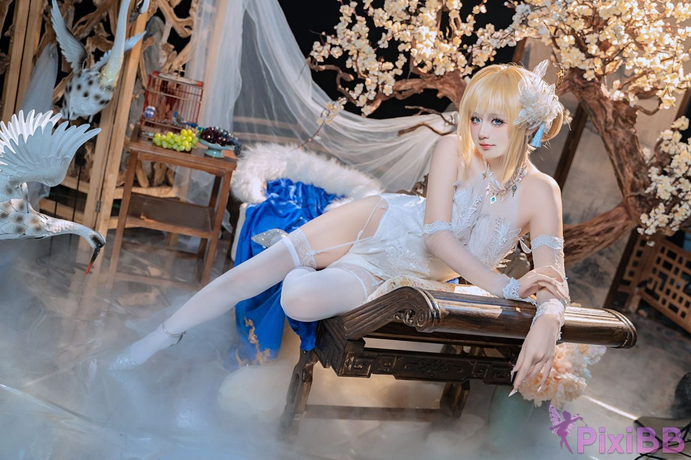 Cosplayer ten sad little wood azur lane Joan of Arc PixiBB.COM 022