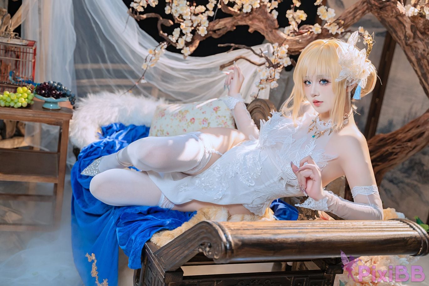 Cosplayer ten sad little wood azur lane Joan of Arc PixiBB.COM 023
