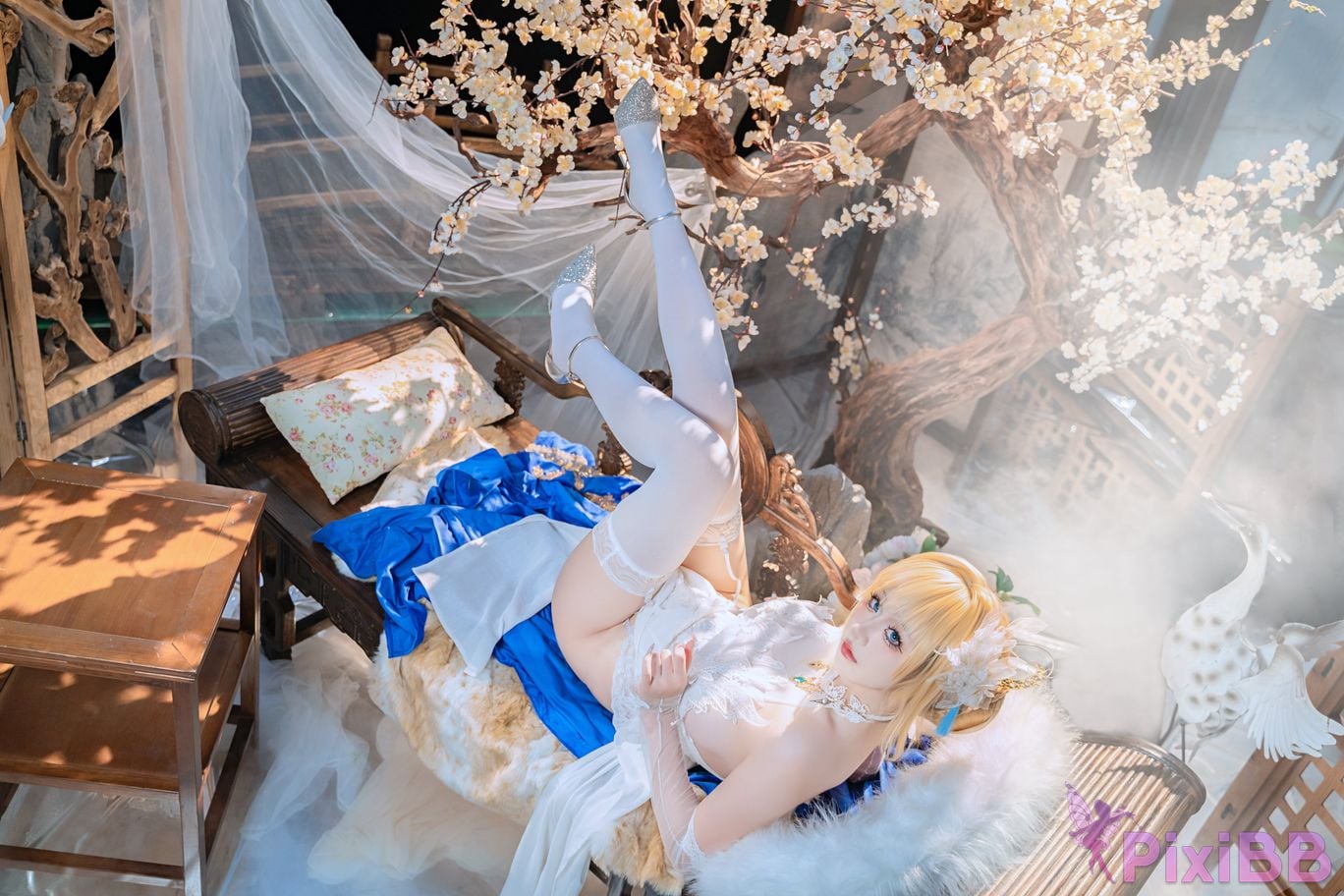Cosplayer ten sad little wood azur lane Joan of Arc PixiBB.COM 025