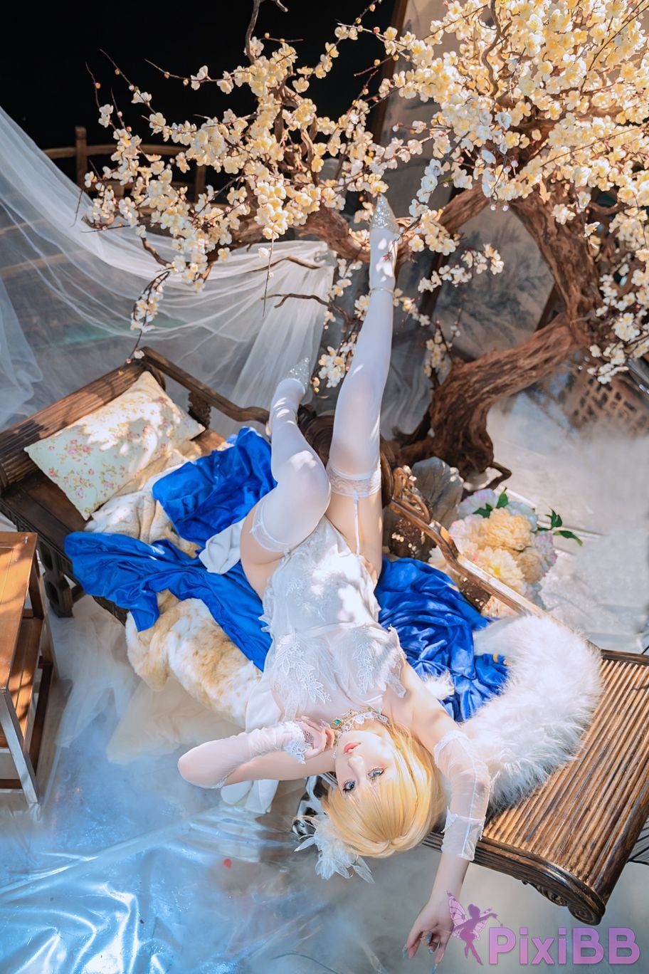 Cosplayer ten sad little wood azur lane Joan of Arc PixiBB.COM 026