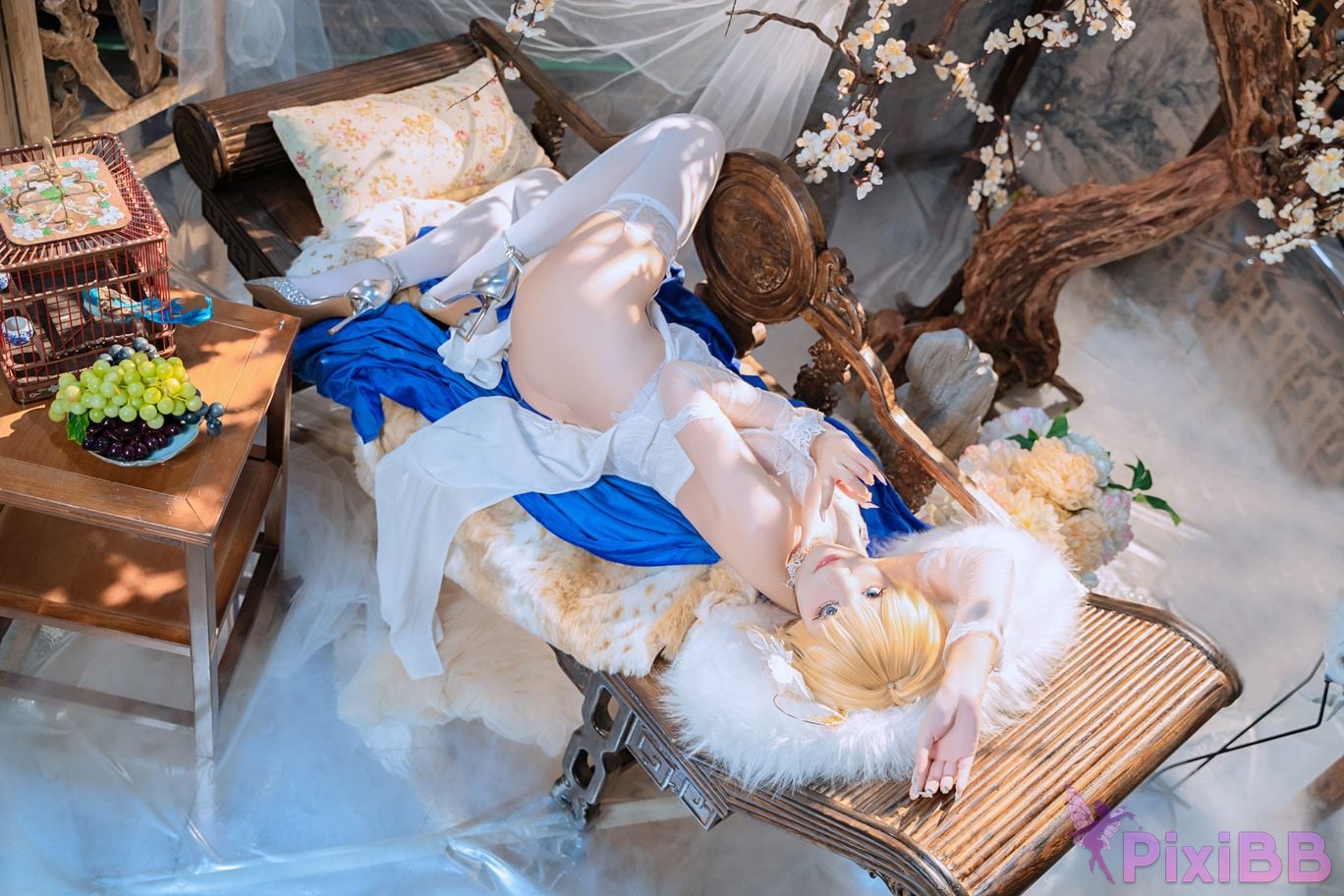 Cosplayer ten sad little wood azur lane Joan of Arc PixiBB.COM 027