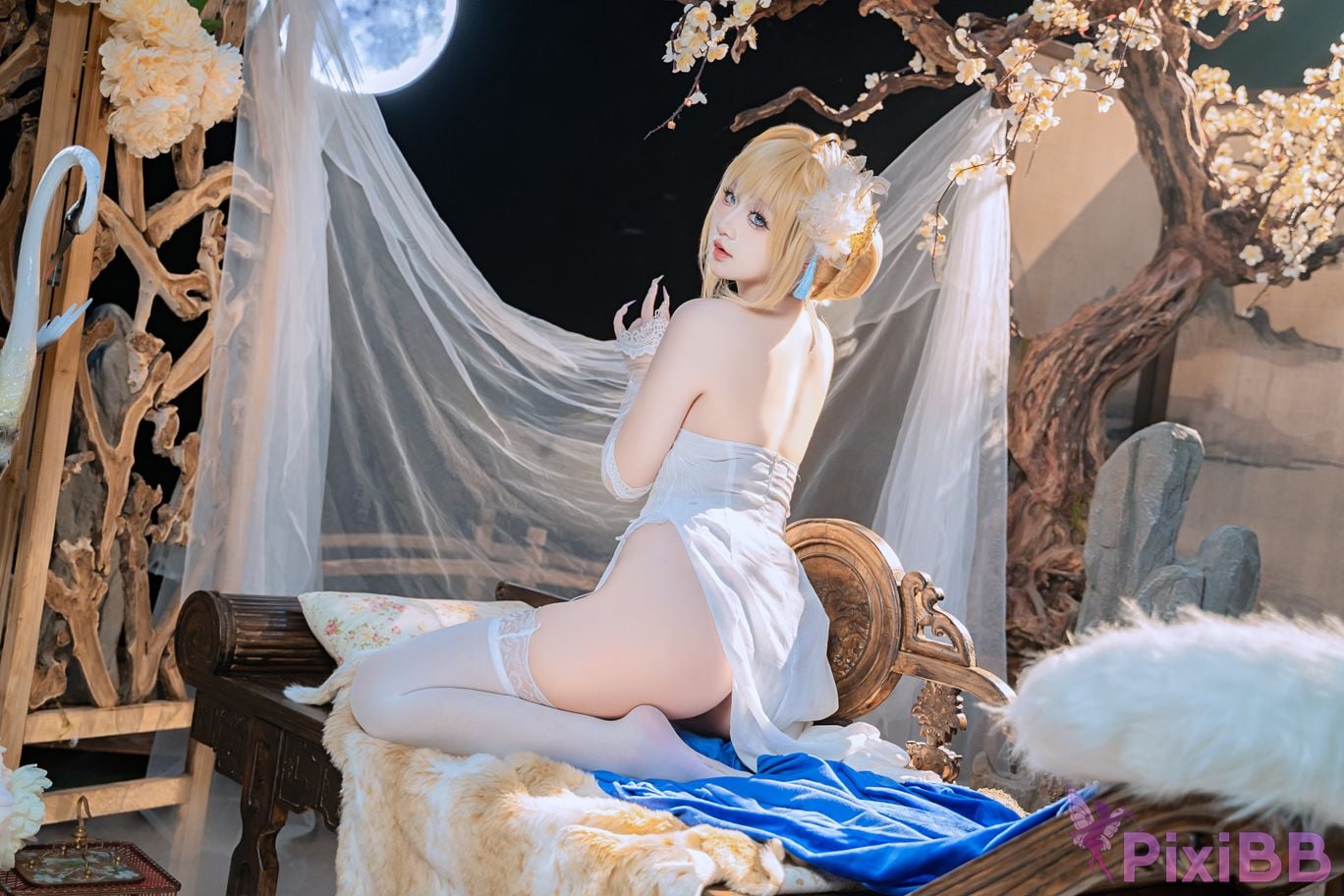 Cosplayer ten sad little wood azur lane Joan of Arc PixiBB.COM 028