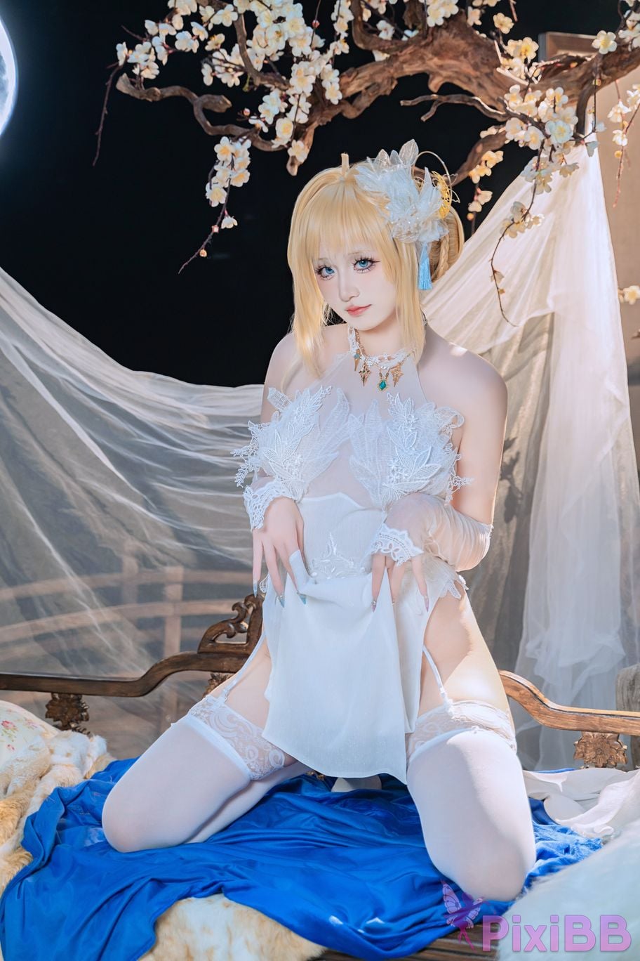 Cosplayer ten sad little wood azur lane Joan of Arc PixiBB.COM 033