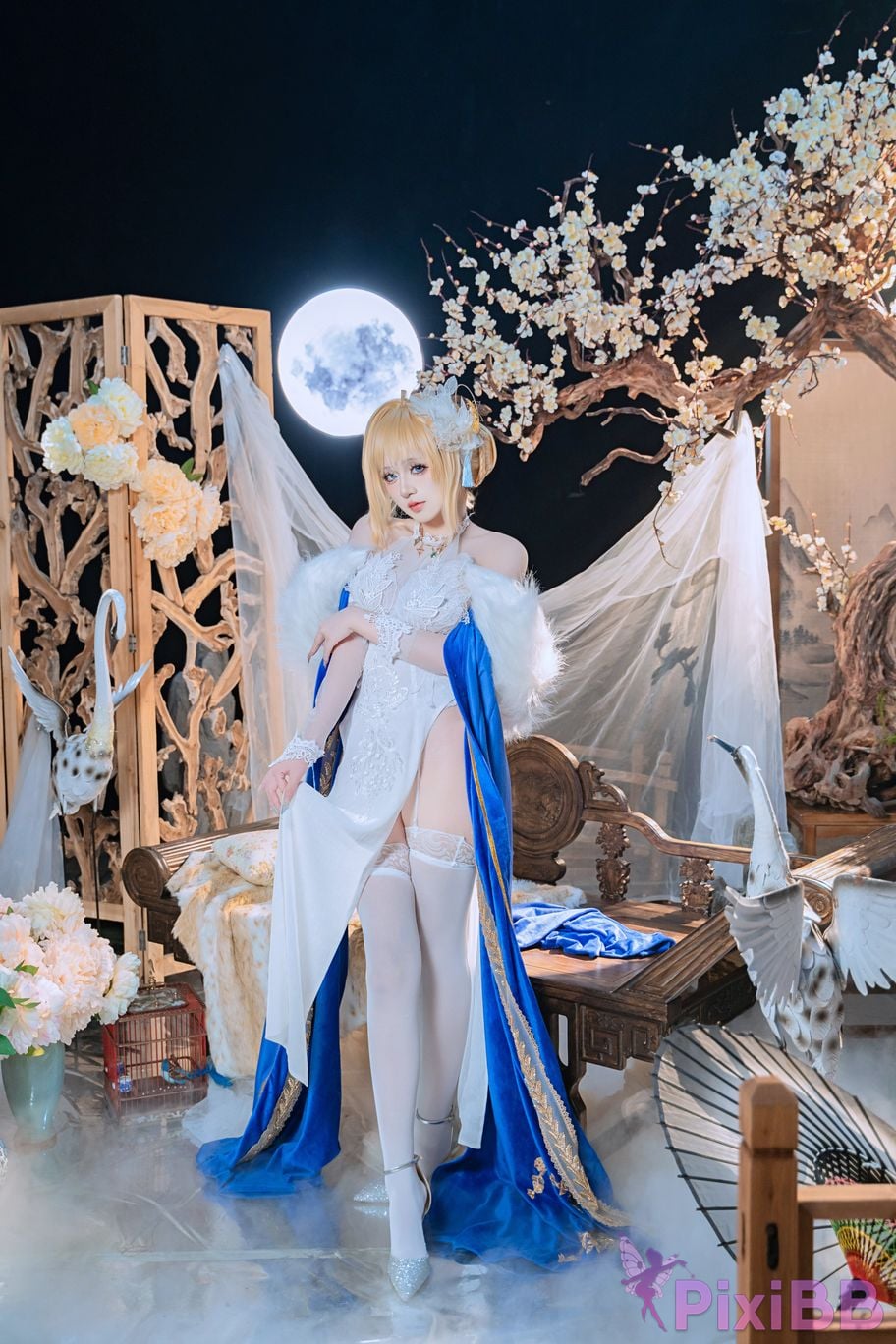 Cosplayer ten sad little wood azur lane Joan of Arc PixiBB.COM 036