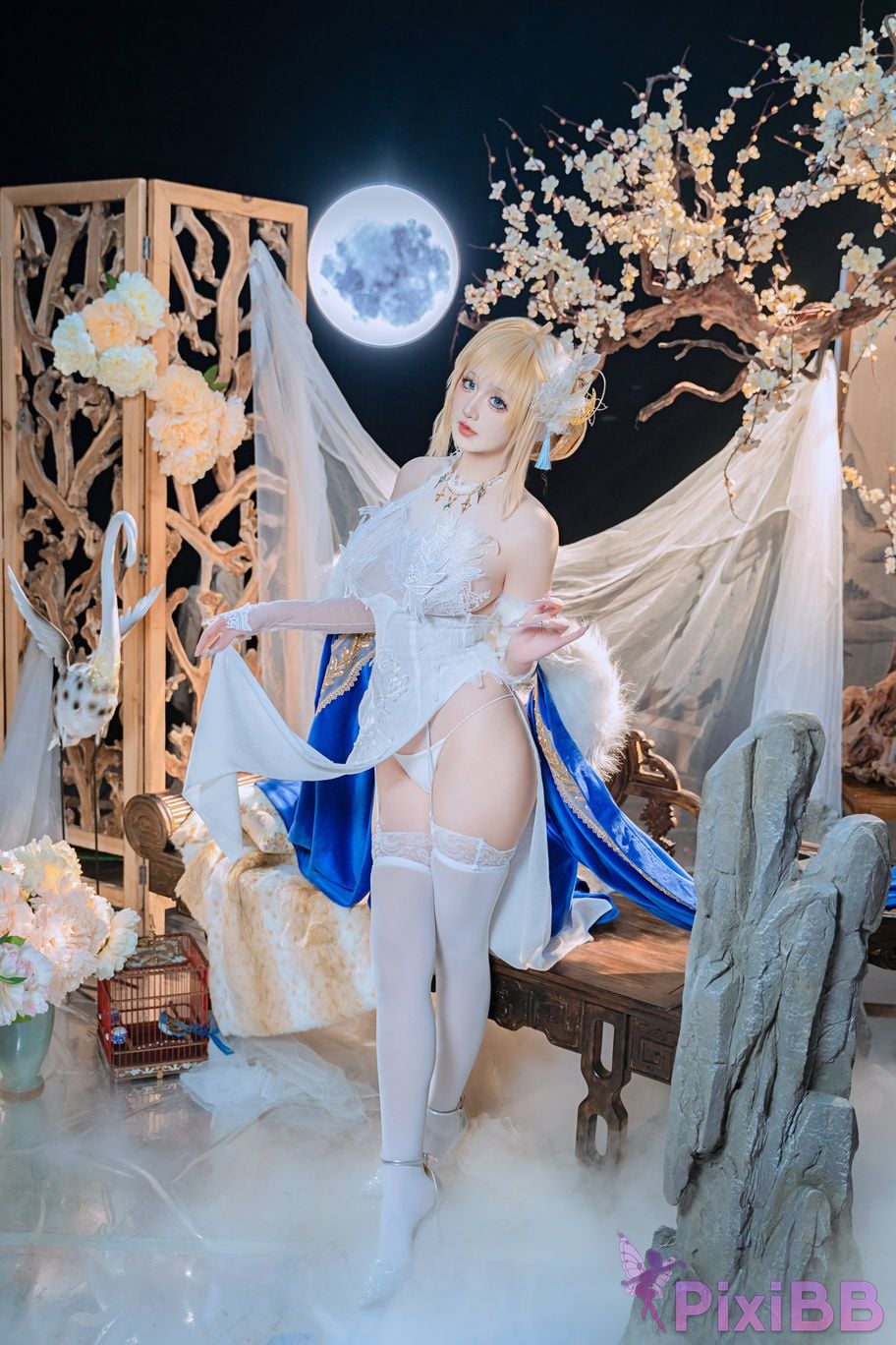 Cosplayer ten sad little wood azur lane Joan of Arc PixiBB.COM 039