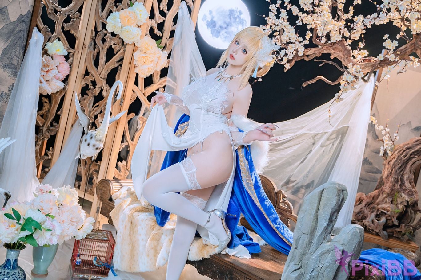 Cosplayer ten sad little wood azur lane Joan of Arc PixiBB.COM 040