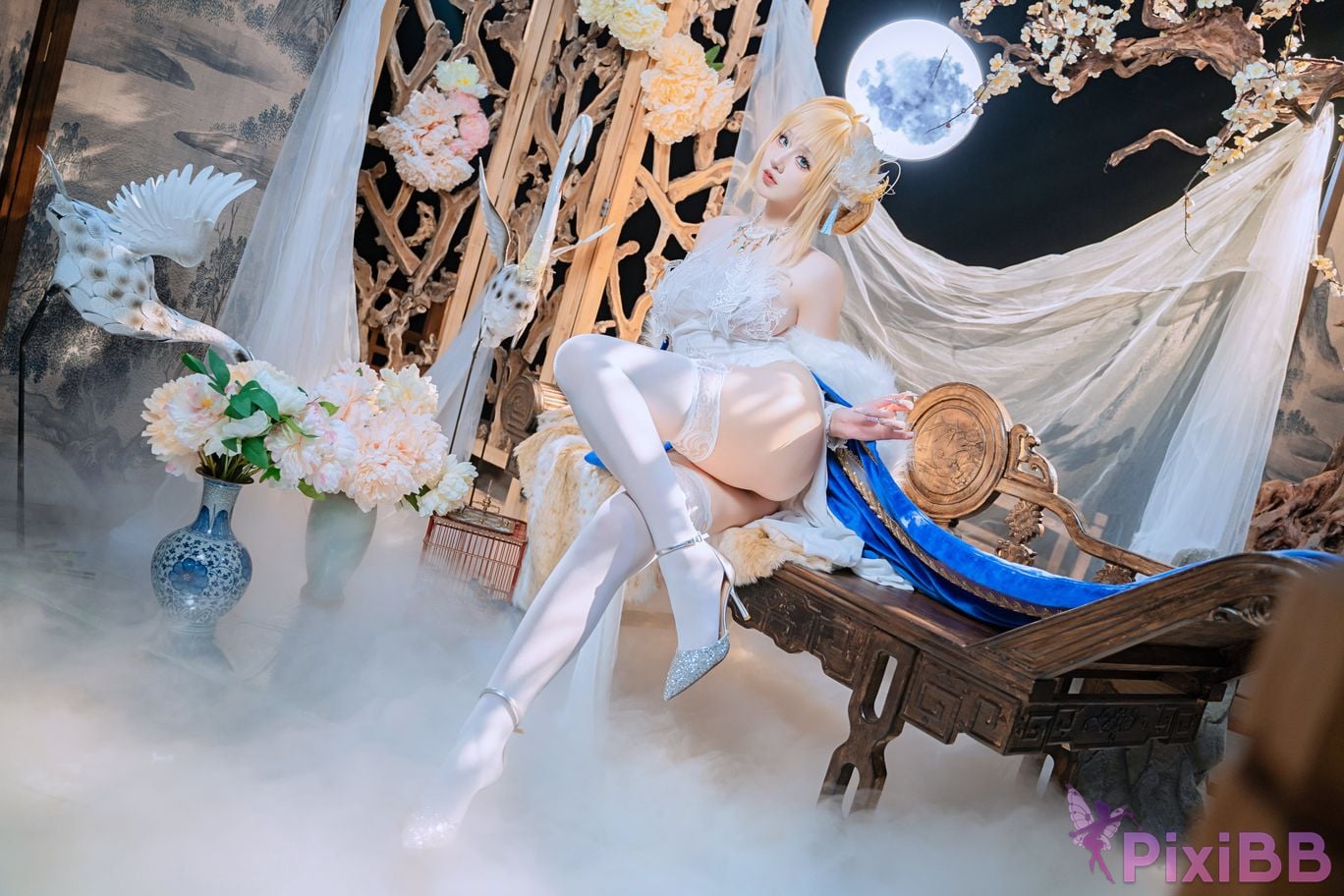 Cosplayer ten sad little wood azur lane Joan of Arc PixiBB.COM 042