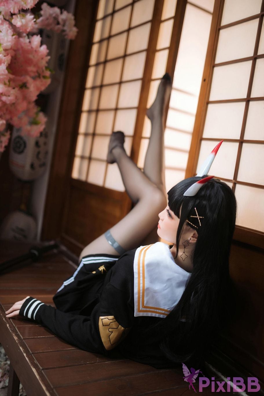 Cosplayer Braised carbon azur lane Xiu PixiBB.COM 008