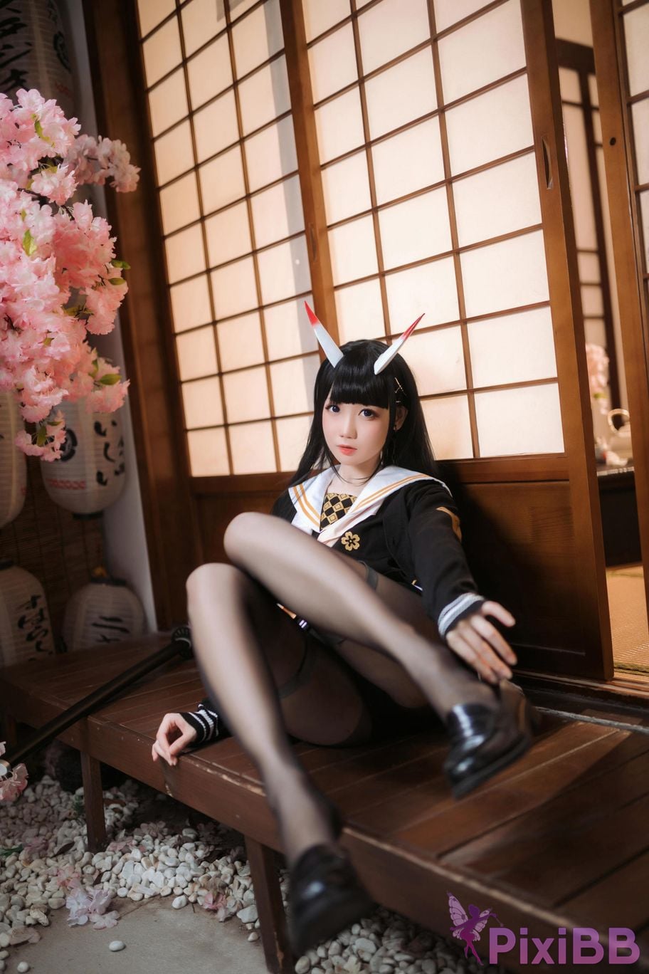 Cosplayer Braised carbon azur lane Xiu PixiBB.COM 010