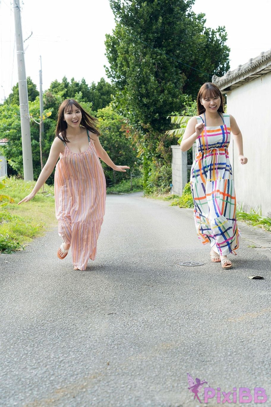Japanese Idol Sawaguchi Aika Hongo Yuzuha ben xiang you ba Expanded version Complete 50P Yanmaga Other Unpublished cut from YM No.21 22 2024 digital photo book PixiBB.COM 024