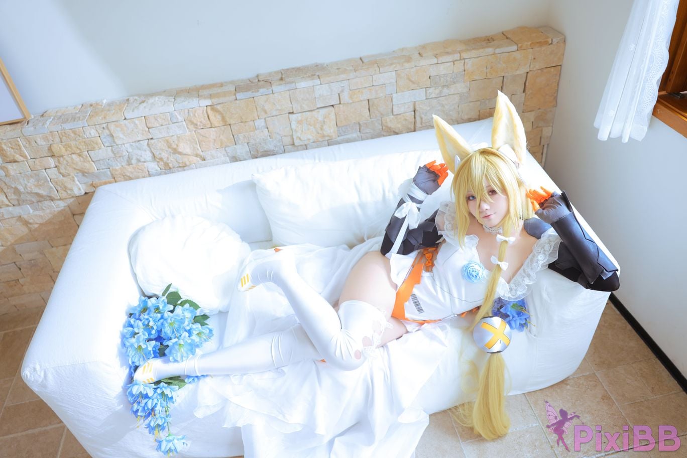 Cosplayer G44 wont get hurt G41 wedding dress PixiBB.COM 007