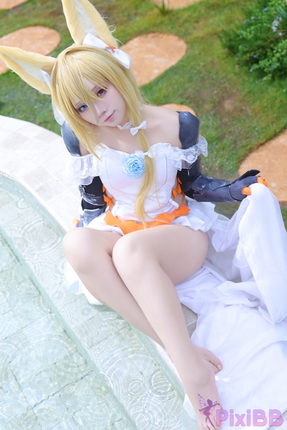 Cosplayer G44 wont get hurt G41 wedding dress PixiBB.COM 037