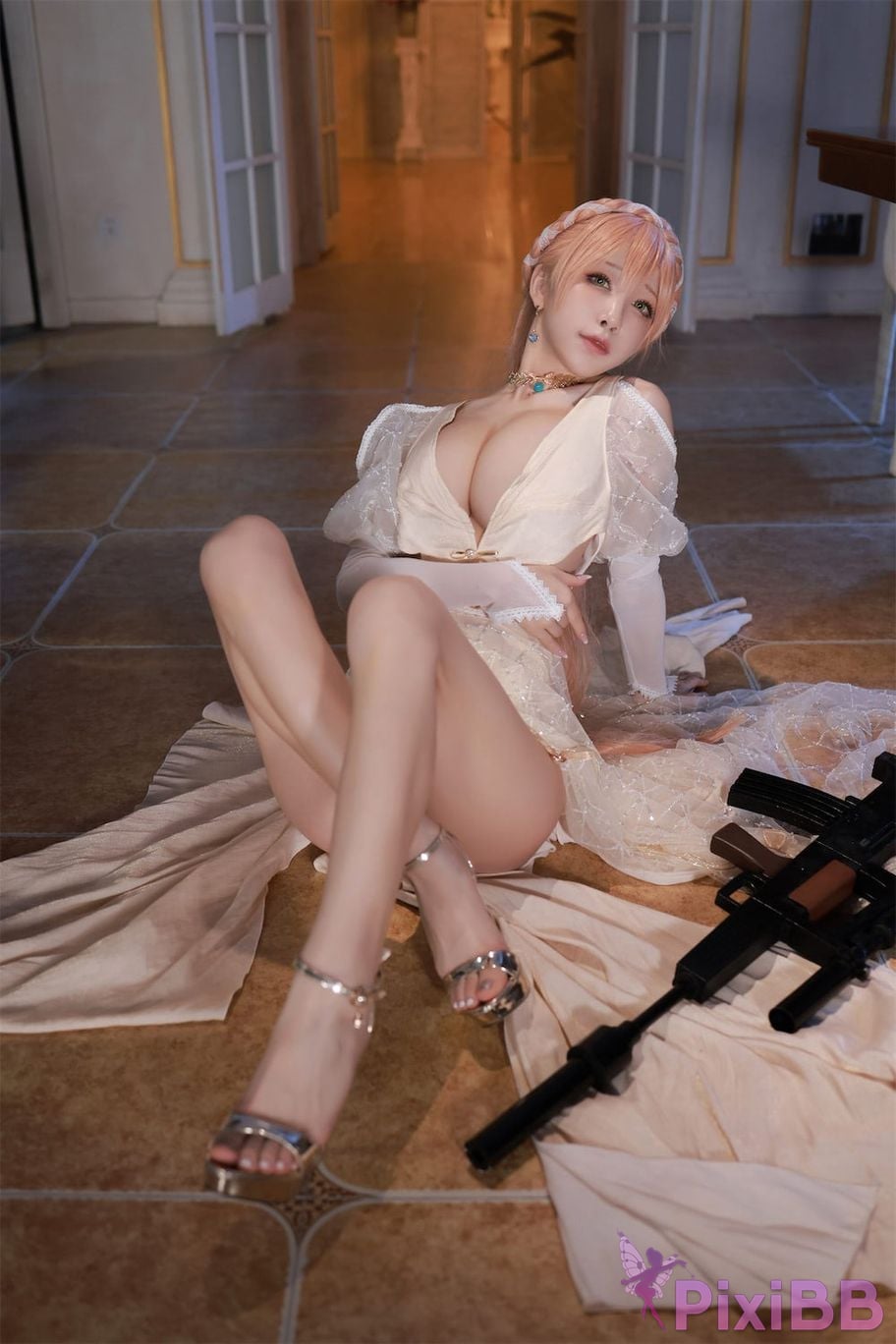 Coser Aqua Vol.092 Girls Frontline OTS14 and Type95 PixiBB.COM 017