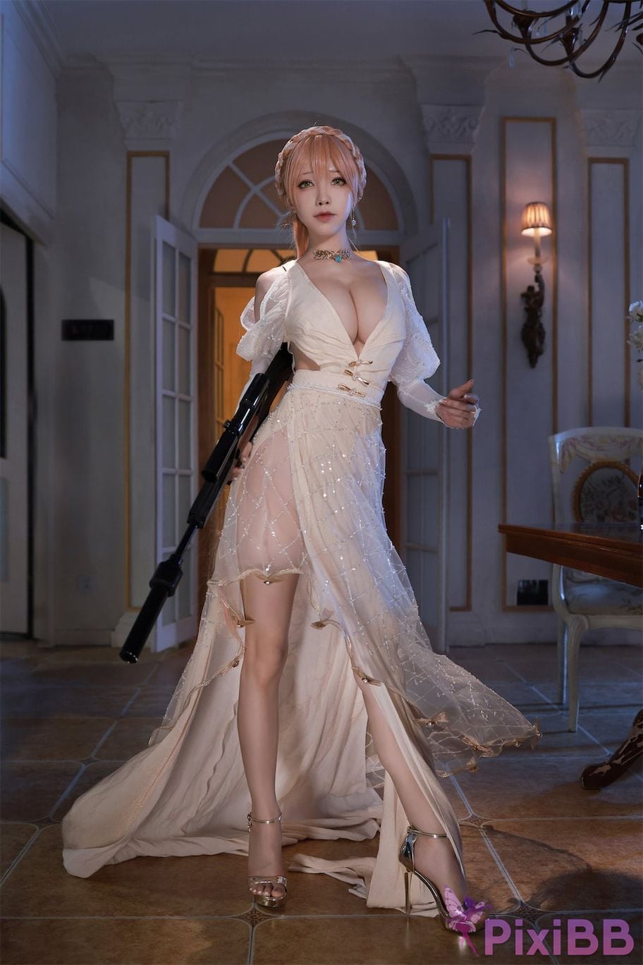 Coser Aqua Vol.092 Girls Frontline OTS14 and Type95 PixiBB.COM 018