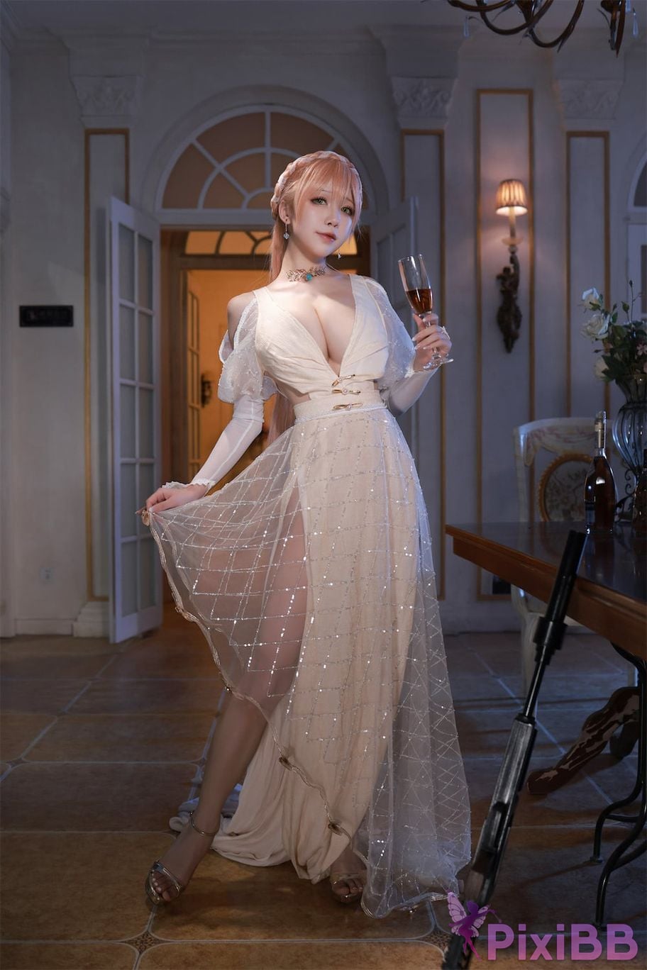 Coser Aqua Vol.092 Girls Frontline OTS14 and Type95 PixiBB.COM 020