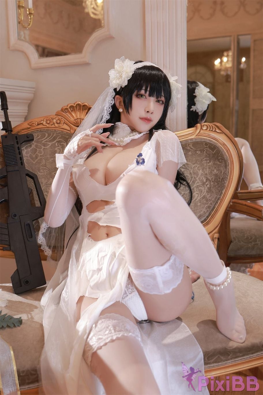 Coser Aqua Vol.092 Girls Frontline OTS14 and Type95 PixiBB.COM 031