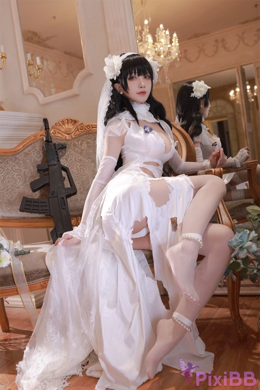 Coser Aqua Vol.092 Girls Frontline OTS14 and Type95 PixiBB.COM 032