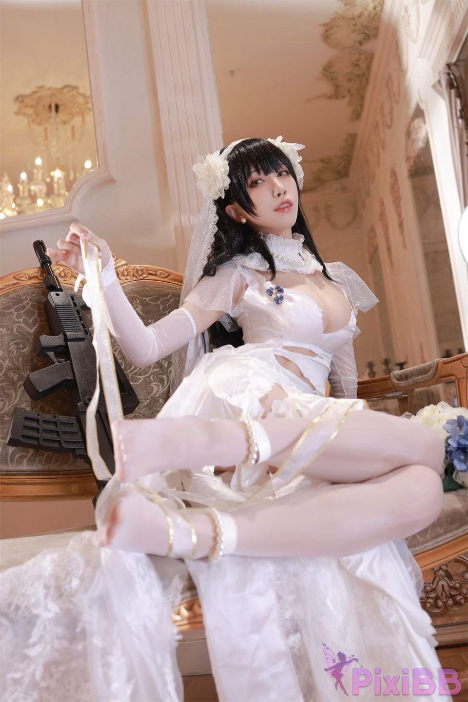 Coser Aqua Vol.092 Girls Frontline OTS14 and Type95 PixiBB.COM 034