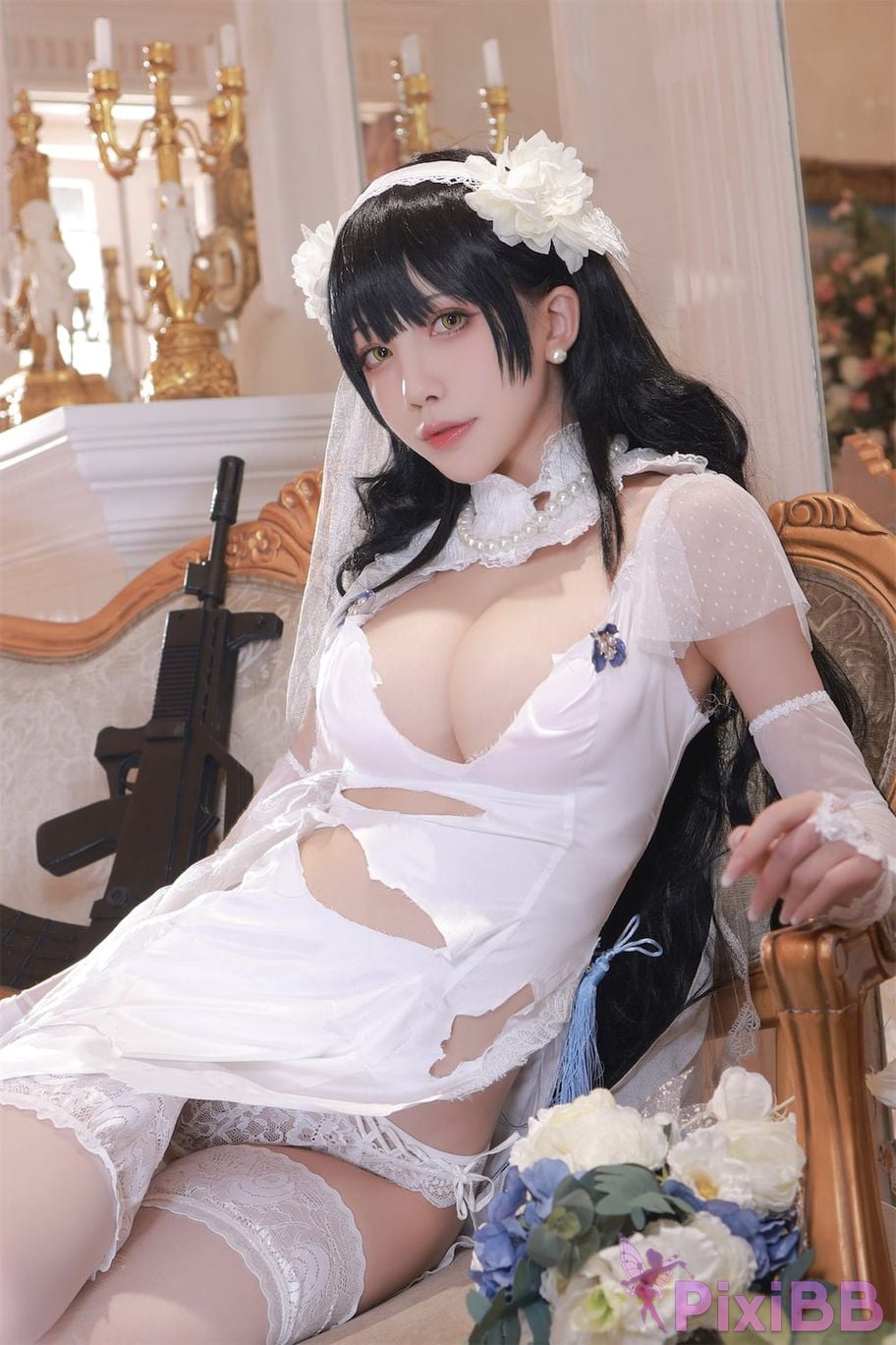 Coser Aqua Vol.092 Girls Frontline OTS14 and Type95 PixiBB.COM 035