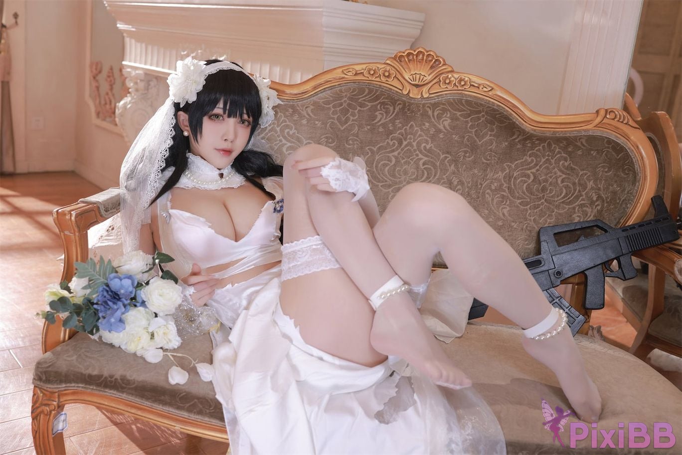 Coser Aqua Vol.092 Girls Frontline OTS14 and Type95 PixiBB.COM 036